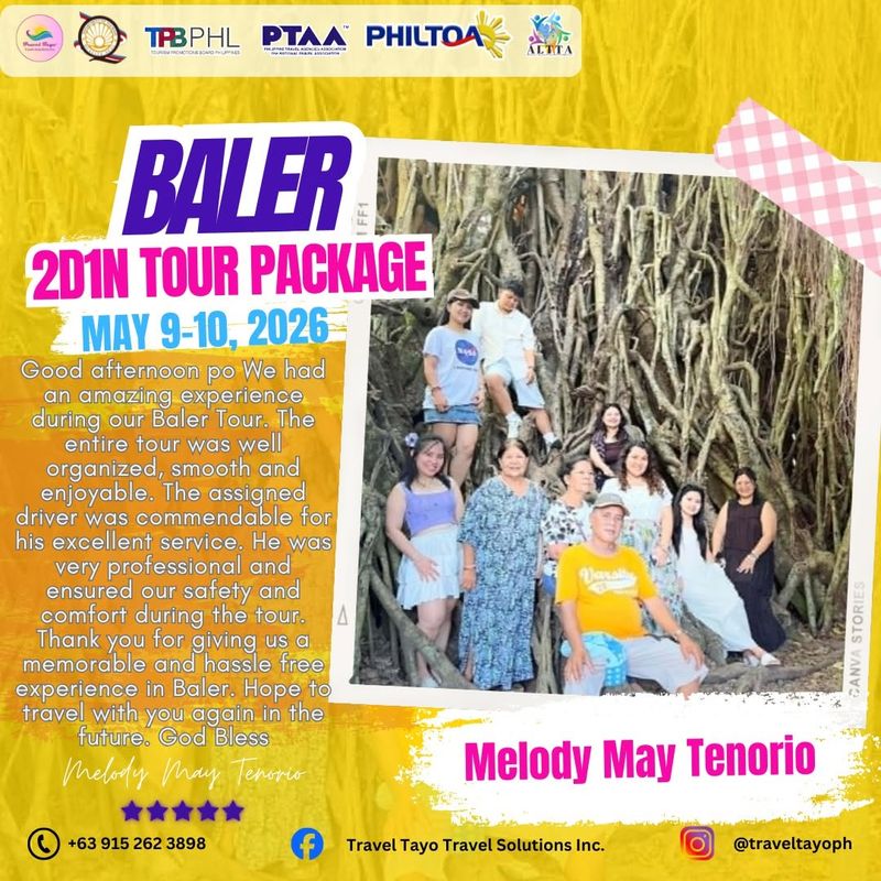 MS MELODY MAY TENORIO — 2D1N Baler testimonial