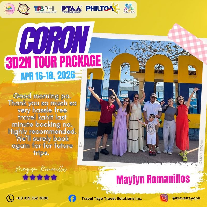 Mayiyn Romanillos — 3D2N Coron testimonial