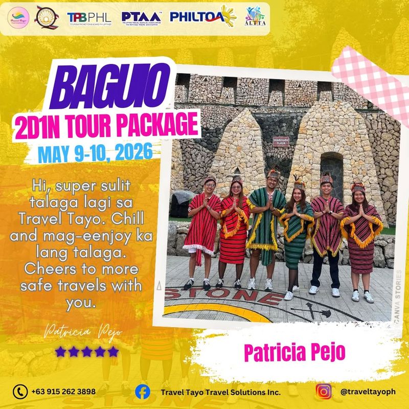 Patricia Pejo — 2D1N Baguio testimonial